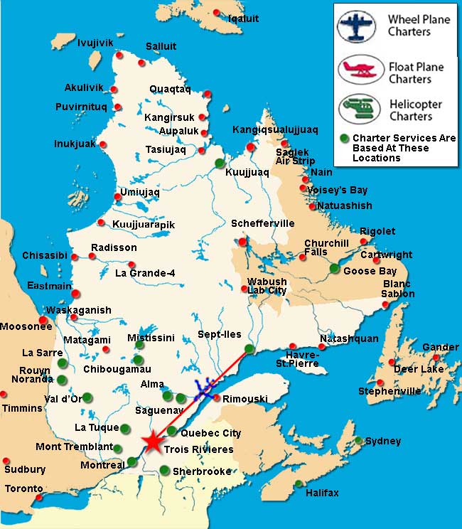 Sept Iles Charter Flights